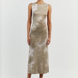 DISSH Casper Moss Tie Dye Midi Dress
